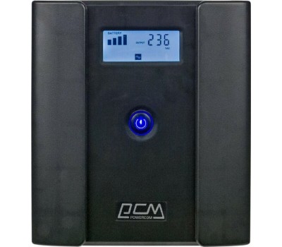 PowerCom Raptor RPT-2000AP LCD ИБП {Line-Interactive, 2000VA/1200W, Tower, 4xEURO, LCD, USB}{1107537}