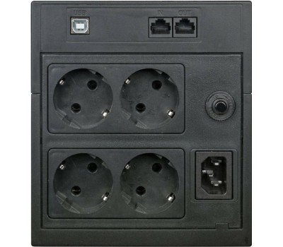 PowerCom Raptor RPT-2000AP LCD ИБП {Line-Interactive, 2000VA/1200W, Tower, 4xEURO, LCD, USB}{1107537}