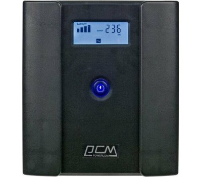 PowerCom Raptor RPT-2000AP LCD ИБП {Line-Interactive, 2000VA/1200W, Tower, 4xEURO, LCD, USB}{1107537}
