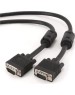 Gembird/Cablexpert CC-PPVGA-10-B, Кабель VGA Premium , 15M/15M, 3.0м, черный, тройной экран, феррит.кольца