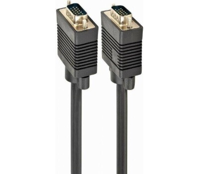 Gembird/Cablexpert CC-PPVGA-10-B, Кабель VGA Premium , 15M/15M, 3.0м, черный, тройной экран, феррит.кольца