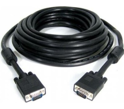 Gembird/Cablexpert CC-PPVGA-10-B, Кабель VGA Premium , 15M/15M, 3.0м, черный, тройной экран, феррит.кольца