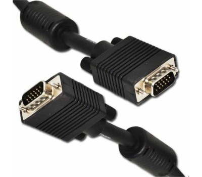 Gembird/Cablexpert CC-PPVGA-10-B, Кабель VGA Premium , 15M/15M, 3.0м, черный, тройной экран, феррит.кольца
