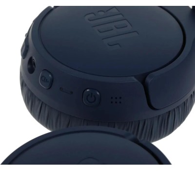 Наушники накладные беспроводные JBL Наушники Tune 670NC, Bluetooth, накладные, синий [ t670ncblu]