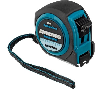 Рулетка GROSS Рулетка Komfortabel 5 м х 19 мм,обрезиненный корпус 32561