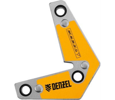Фиксатор магнитный DENZEL Фиксатор магнитный для сварочных работ усилие 25 LB, 30х45х60х75х90х135 град. 97566