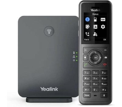 Yealink SIP - W77P телефон (база W70B + трубка W57R) до 10 SIP-аккаунтов, до 10 трубок на базу, до 20 одновременных вызовов 