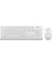 A4TECH Клавиатура + мышь Fstyler FG1012 клав:белый мышь:белый USB беспроводная Multimedia [1599042]