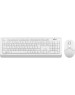 A4TECH Клавиатура + мышь Fstyler FG1012 клав:белый мышь:белый USB беспроводная Multimedia [1599042]