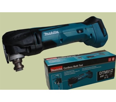MAKITA Многофункциональный инструмент DTM51Z, аккумуляторный, без АКБ, без ЗУ