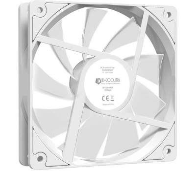 ID-COOLING Вентилятор XF-120 120мм, 4-pin, 1500об/мин, 13.8 - 30.5 дБ, ARGB, белый, Ret [xf-120-argb-w]
