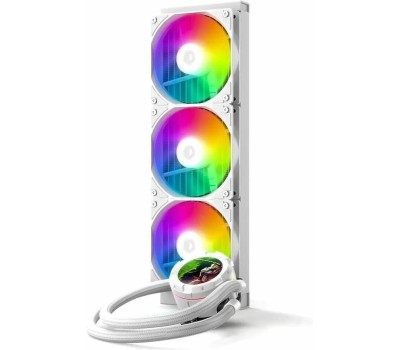 ID-COOLING Система водяного охлаждения SL360 XE, LCD, 4-pin, ARGB, 120мм, белый, retail [sl360 xe white]