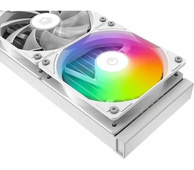 ID-COOLING Система водяного охлаждения SL360 XE, LCD, 4-pin, ARGB, 120мм, белый, retail [sl360 xe white]