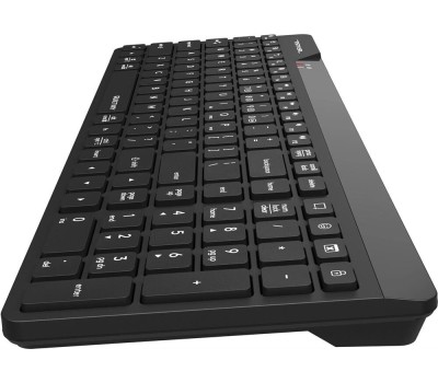 Клавиатура A4TECH Клавиатура Fstyler FBK23 AS, беспроводная, USB, Bluetooth/Радиоканал, ножничная, черный