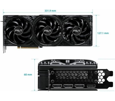 Видеокарта PALIT Видеокарта PCIE16 RTX5070 12GB PA-RTX5070 GAMINGPRO 12GB
