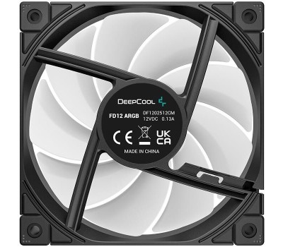 Вентилятор DEEPCOOL Case fan FD12 ARGB черный 4-pin 26.9дБ (R-FD12-BKAPN1-G) Ret