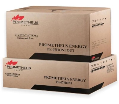 Сплит-система PROMETHEUS ENERGY Сплит-система PE-07HWN1 настенная, до 20м2, 7000 BTU, (комплект из 2-х коробок)