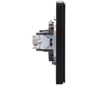 KRANZ Розетка ROUND HDMI с/у оникс