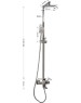 МАГНУС - Смеситель + стойка душевая 