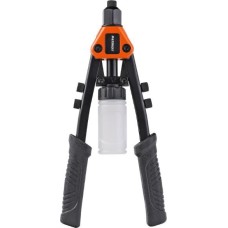 Заклепочник PATRIOT 350007513 RDP 280, двуручный, компактный, контейнер, 2.4-4.8 мм