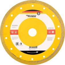 Диск алмазный KRANZ (KR-90-0144) Диск алмазный отрезной ультратонкий 200x25,4/22,2x1,8x10 мм