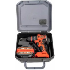 Дрель-шуруповерт EDON UAD-21PBL черный/красный 27519 21В, 2аккум., бесщеточный