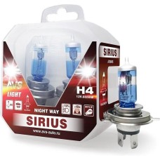Лампа галогенная AVS SIRIUS/NIGHT WAY/ PB H4.12V.60/55W. 2шт