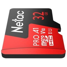 Карта памяти NETAC Карта памяти microSDHC UHS-I U1 P500 Eco 32 ГБ, 80 МБ/с, Class 10, NT02P500ECO-032G-S, 1 шт., без адаптера