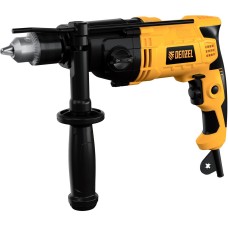 Дрель ударная DENZEL Дрель ударная IDD-1050-2, 1050Вт, 0-1200/0-3200 об/мин, 0-19200/0-51200 уд/мин, 2 скор.//