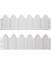 Заборчик для сада LUCKY WAY LWZWT011 декоративный 10 шт. по 60 см, белый
