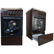 Плита газовая VESTA Bergamo VGG 5010-G Коричневый ГК с VD