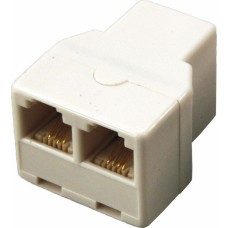 REXANT Двойник телефонный UTP, RJ-14 (6P4C) (гнездо - 2 гнезда)