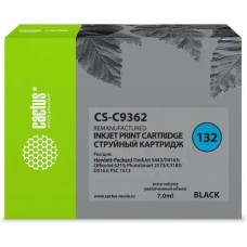 Картридж CACTUS Картридж CS-C9362, №132, черный / CS-C9362