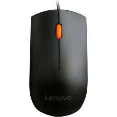 LENOVO Мышь проводная Essential, оптическая, USB, 1600dpi, черный [4y50r20863]