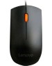 LENOVO Мышь проводная Essential, оптическая, USB, 1600dpi, черный [4y50r20863]