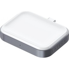 SATECHI Беспроводная зарядка USB-C Wireless Charging Dock для AirPods. Цвет серый космос
