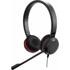 JABRA Гарнитура Evolve 30 II MS, для контактных центров, накладные, проводные, черный [5399-823-309]