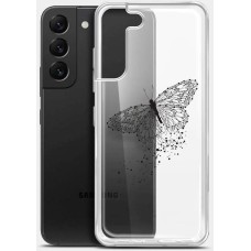 BORASCO Чехол (клип-кейс) ArtWorks, для Samsung Galaxy S22+, прозрачный/рисунок [51477]