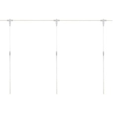 NEON-NIGHT Гирлянда Тающие сосульки комплект 10 шт. х 50см, шаг 100см, 600 LED ТЕПЛЫЙ БЕЛЫЙ, черный каучук, IP65, 24В, соединяется