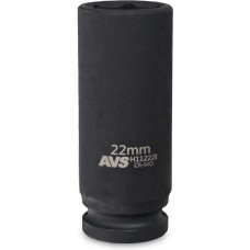 Головка торцевая AVS TOOLS Головка торцевая ударная глубокая 6-гранная 1/2''DR (22 мм) AVS H11222I