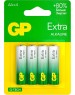 GP AA Батарейка Extra Alkaline 15AXA21-2CRSBC4, 4 шт