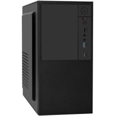Корпус для ПК Exegate EX297995RUS Корпус Minitower BAA-308UC (mATX, без БП, 1*USB+1*USB3.0+1*TypeC, HD Audio, черный)