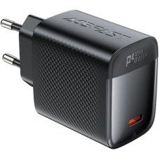 ACEFAST Сетевое зарядное устройство A112 PD45W Gan Single USB-C Charger EU. Цвет: черный