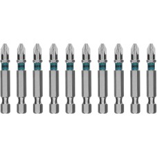 GROSS Бита PZ2х50мм, сталь S2, шестигр., отрывн., 10 шт. 113145