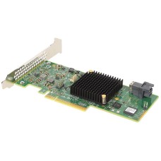 BROADCOM RAID-контроллер LSI MegaRAID SAS 9341-4i SGL (LSI00419 / 05-26105-00(H) PCIe 3.0 x8 LP, SAS/SATA 12G, RAID 0,1,5,10,50, 4port(1*int SFF8643), 3008ROC, {5}