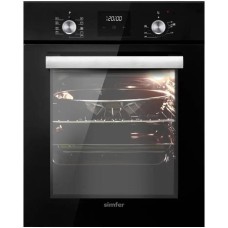 SIMFER Духовой шкаф электрический B4EB59070, 47л, дверца с 2 стеклами, черный