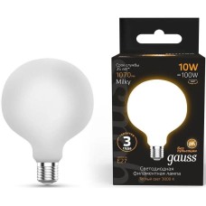 GAUSS Лампа LED E27, шар, 10Вт, 189202110, одна шт