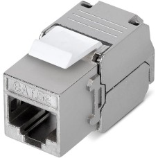 REXANT Модуль Keystone Jack RJ-45 CAT 5e экранированный 110 IDC тип 180 градусов, самозажимной