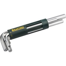 KRAFTOOL HEX, 8 шт, набор длинных шестигранных ключей (27430-2)