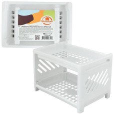 MULTIDOM Этажерка настольная 2-х ярусная. Размер: 23х15х15 см VL56-232